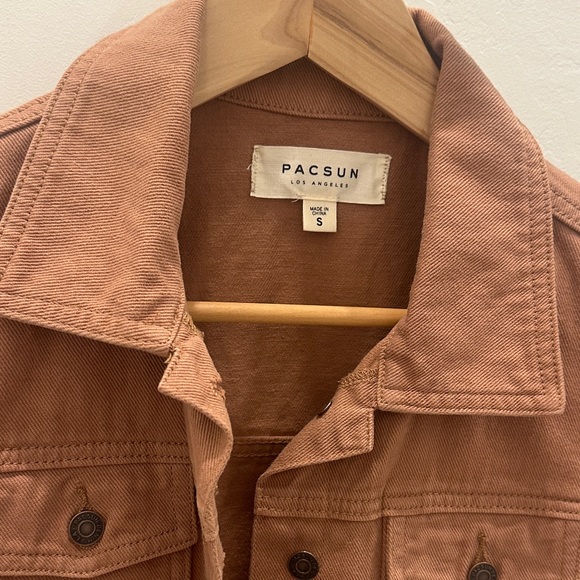 PacSun Tan Short Sleeve Dress - Picture 2 of 3